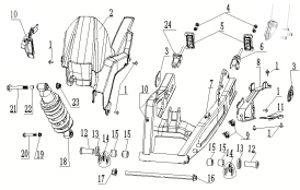 REAR FORK