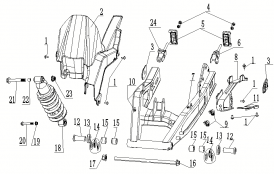 REAR FORK