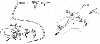 AUXILIARY BRAKE, BRAKE PEDAL