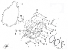  LEFT CRANKCASE COVER