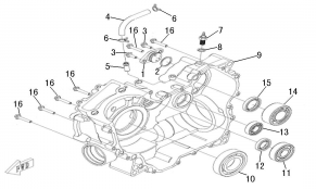 RIGHT CRANKCASE