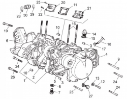 REED VALVE, CRANKCASE