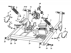 REAR LOWER SWING ARM, BRAKE CALIPER RR