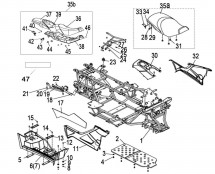 INNER FENDER, FRAME, SEAT