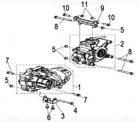 FRONT AND REAR GEAR-BOX