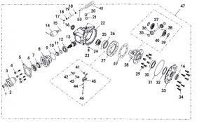 Differential hinten