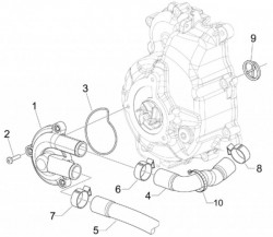 COVER WATER PUMP