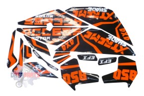 Graphic Sticker BLACK SHADE-Xtreme 850