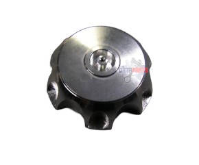 silvery alloy fuel tank cap