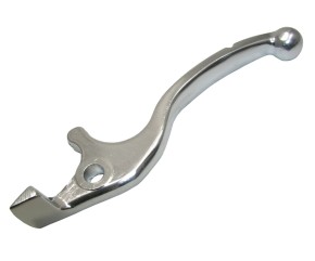 silvery unfolding brake lever