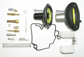 CARBURETOR REPAIR KIT 16+20mm CVK+DENI PD18J