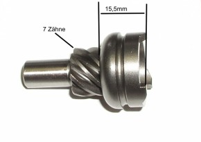 Ritzel Kickstarter 7 Zähne 15,5mm Peugeot