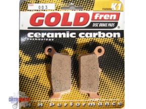 REAR BRAKE PADS GOLDFREN SEMI-METAL "K1"