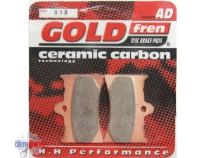 FRONT BRAKE PADS GOLDFREN SEMI-METAL "AD"