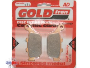 REAR BRAKE PADS GOLDFREN SEMI-METAL "AD"