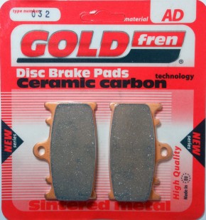 BRAKE PADS FR SINTERED "AD"