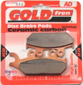 FRONT BRAKE PADS GOLDFREN SEMI-METAL "AD"