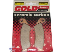 REAR BRAKE PADS GOLDFREN SEMI-METAL "AD"