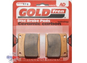 REAR BRAKE PADS GOLDFREN SEMI-METAL "AD"