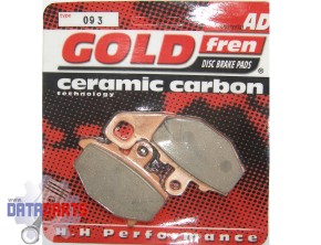 REAR BRAKE PADS GOLDFREN SEMI-METAL "AD"