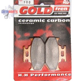 REAR BRAKE PADS GOLDFREN SEMI-METAL "AD"