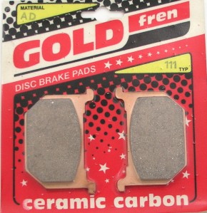 BRAKE PADS GOLDFREN SEMI-METAL "AD"