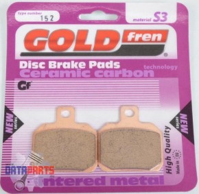 BRAKE PAD SET GOLDFREN 152 "S3"