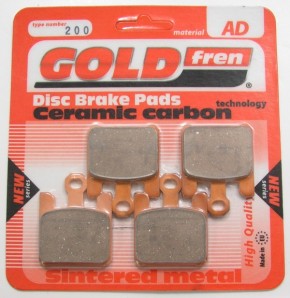 BRAKE PADS FR SINTERED "AD"