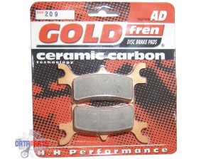 GOLDFREN DISC BRAKE PADS RR CERAMIC-CARBON 209 "AD"