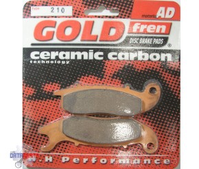 FRONT RIGHT BRAKE PADS GOLDFREN SEMI-METAL "AD"