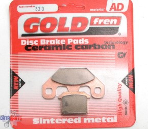 REAR BRAKE PADS GOLDFREN SEMI-METAL "AD"