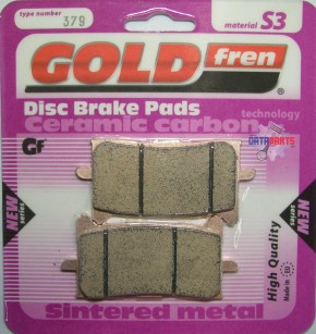 FRONT BRAKE PADS GOLDFREN SEMI-METAL "S3"