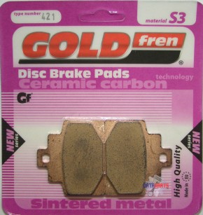 FRONT BRAKE PADS GOLDFREN SEMI-METAL "S3"