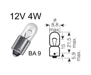 Birne 12V 4W