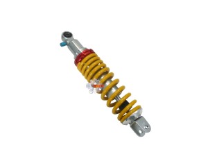 Rr.shock absorber yellow/chrome